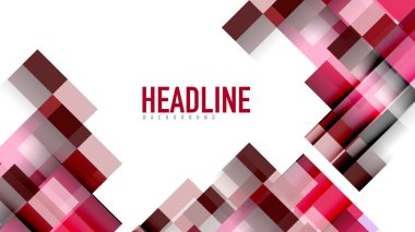 İş tanıtımı geometrik şablonu