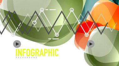 Modern geometrik sunum arka plan
