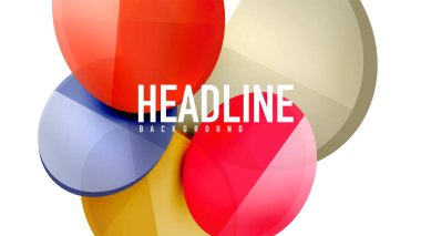 Modern geometrik sunum arka plan