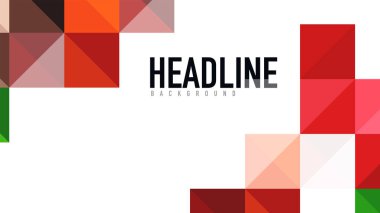 Modern geometrik sunum arka plan