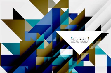 Üçgen desen tasarım arka plan