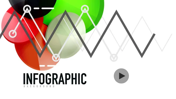 Moderne geometrische presentatie achtergrond — Stockvector