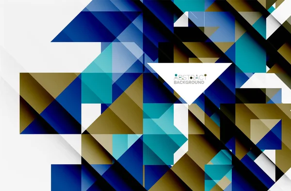 三角形のパターン設計の背景 — ストックベクタ