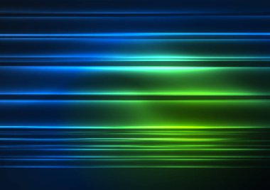 parlayan futuristik çizgiler