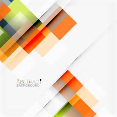 Soyut engeller şablon tasarım arka plan, beyaz, basit geometrik şekiller düz çizgiler ve dikdörtgenler