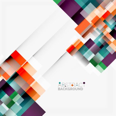 Soyut engeller şablon tasarım arka plan, beyaz, basit geometrik şekiller düz çizgiler ve dikdörtgenler