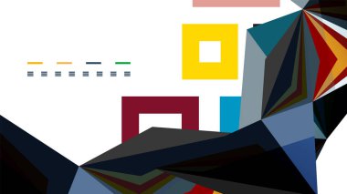 Modern üçgen sunu şablonu