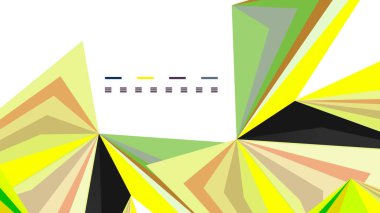 Modern üçgen sunu şablonu