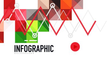 Modern geometrik sunum arka plan