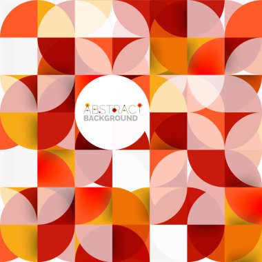 Modern geometrik arka plan daire