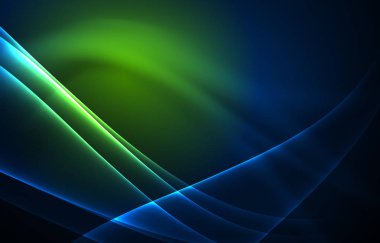 Vektör Kutup ışıkları kavramı arka plan