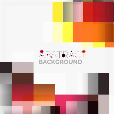 Soyut engeller şablon tasarım arka plan, beyaz, basit geometrik şekiller düz çizgiler ve dikdörtgenler