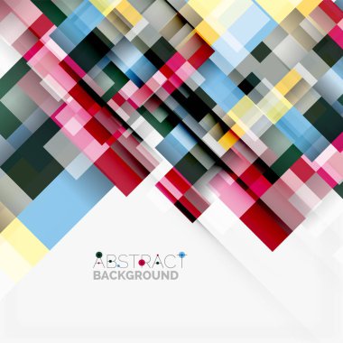 Soyut engeller şablon tasarım arka plan, beyaz, basit geometrik şekiller düz çizgiler ve dikdörtgenler