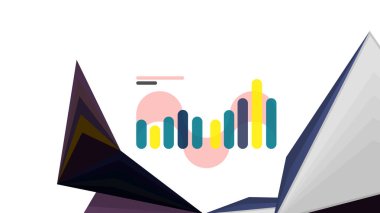 Modern üçgen sunu şablonu