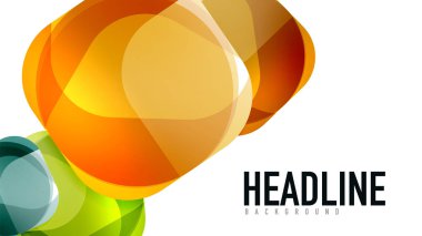 Modern geometrik sunum arka plan