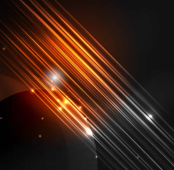 parlayan futuristik çizgiler