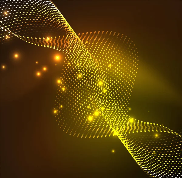 Vektör dalga parçacıklar arka plan