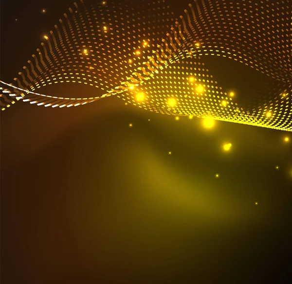 Vektör dalga parçacıklar arka plan