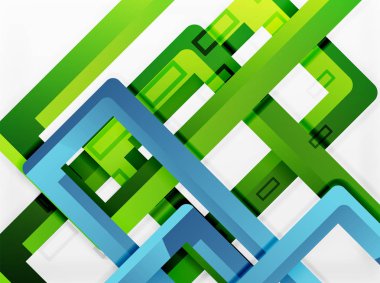 Dikdörtgen tüp elemanları, vektör arka plan