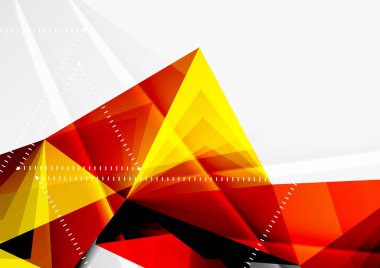 Vektör düşük Poli tarzı 3d üçgen çizgi