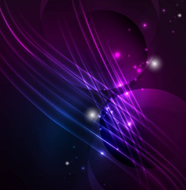 parlayan futuristik çizgiler