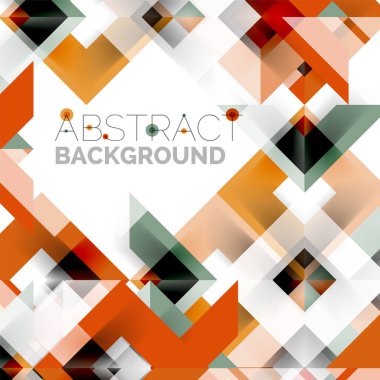 Beyaz Modern kare geometrik desen tasarım