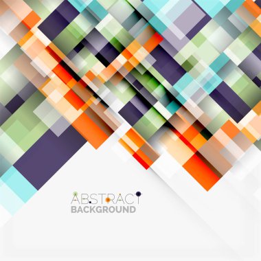 Soyut engeller şablon tasarım arka plan, beyaz, basit geometrik şekiller düz çizgiler ve dikdörtgenler