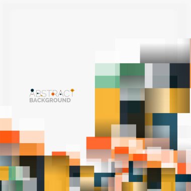 Soyut engeller şablon tasarım arka plan, beyaz, basit geometrik şekiller düz çizgiler ve dikdörtgenler