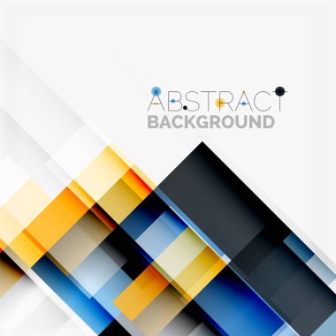 Soyut engeller şablon tasarım arka plan, beyaz, basit geometrik şekiller düz çizgiler ve dikdörtgenler