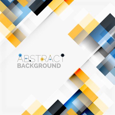 Soyut engeller şablon tasarım arka plan, beyaz, basit geometrik şekiller düz çizgiler ve dikdörtgenler