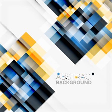 Soyut engeller şablon tasarım arka plan, beyaz, basit geometrik şekiller düz çizgiler ve dikdörtgenler