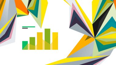 Modern üçgen sunu şablonu