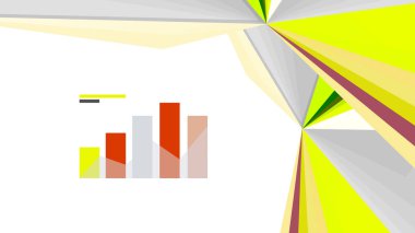 Modern üçgen sunu şablonu