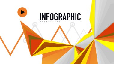 Modern üçgen sunu şablonu