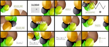 Modern geometrik sunum arka plan