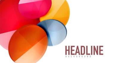 Modern geometrik sunum arka plan