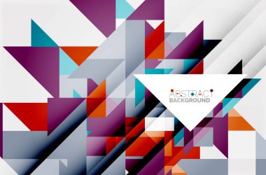 Üçgen desen tasarım arka plan