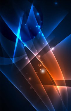 Vektör Kutup ışıkları kavramı arka plan