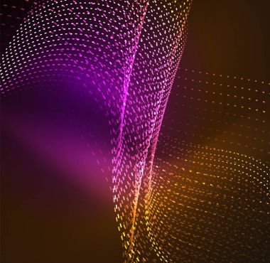 Vektör dalga parçacıklar arka plan