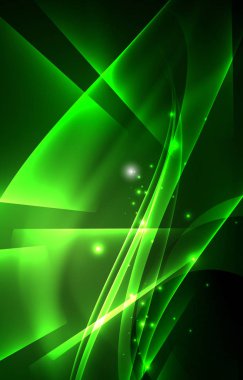 Vektör Kutup ışıkları kavramı arka plan