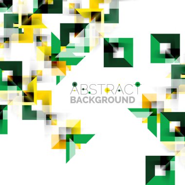 Beyaz Modern kare geometrik desen tasarım