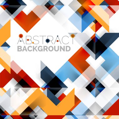 Beyaz Modern kare geometrik desen tasarım