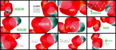 Modern geometrik sunum arka plan