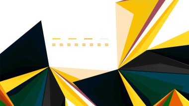 Modern üçgen sunu şablonu