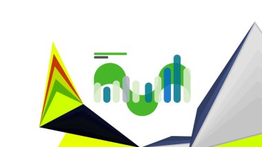 Modern üçgen sunu şablonu