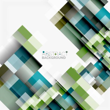 Soyut engeller şablon tasarım arka plan, beyaz, basit geometrik şekiller düz çizgiler ve dikdörtgenler