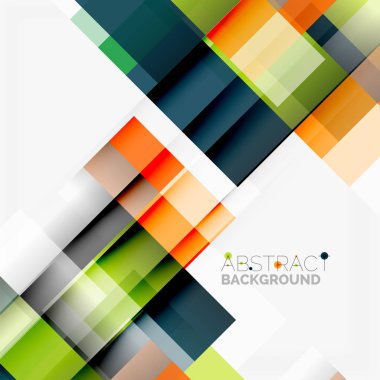 Soyut engeller şablon tasarım arka plan, beyaz, basit geometrik şekiller düz çizgiler ve dikdörtgenler