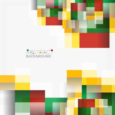 Soyut engeller şablon tasarım arka plan, beyaz, basit geometrik şekiller düz çizgiler ve dikdörtgenler