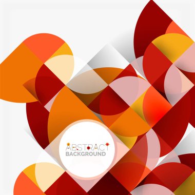 Modern geometrik arka plan daire