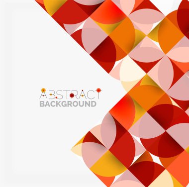 Modern geometrik arka plan daire